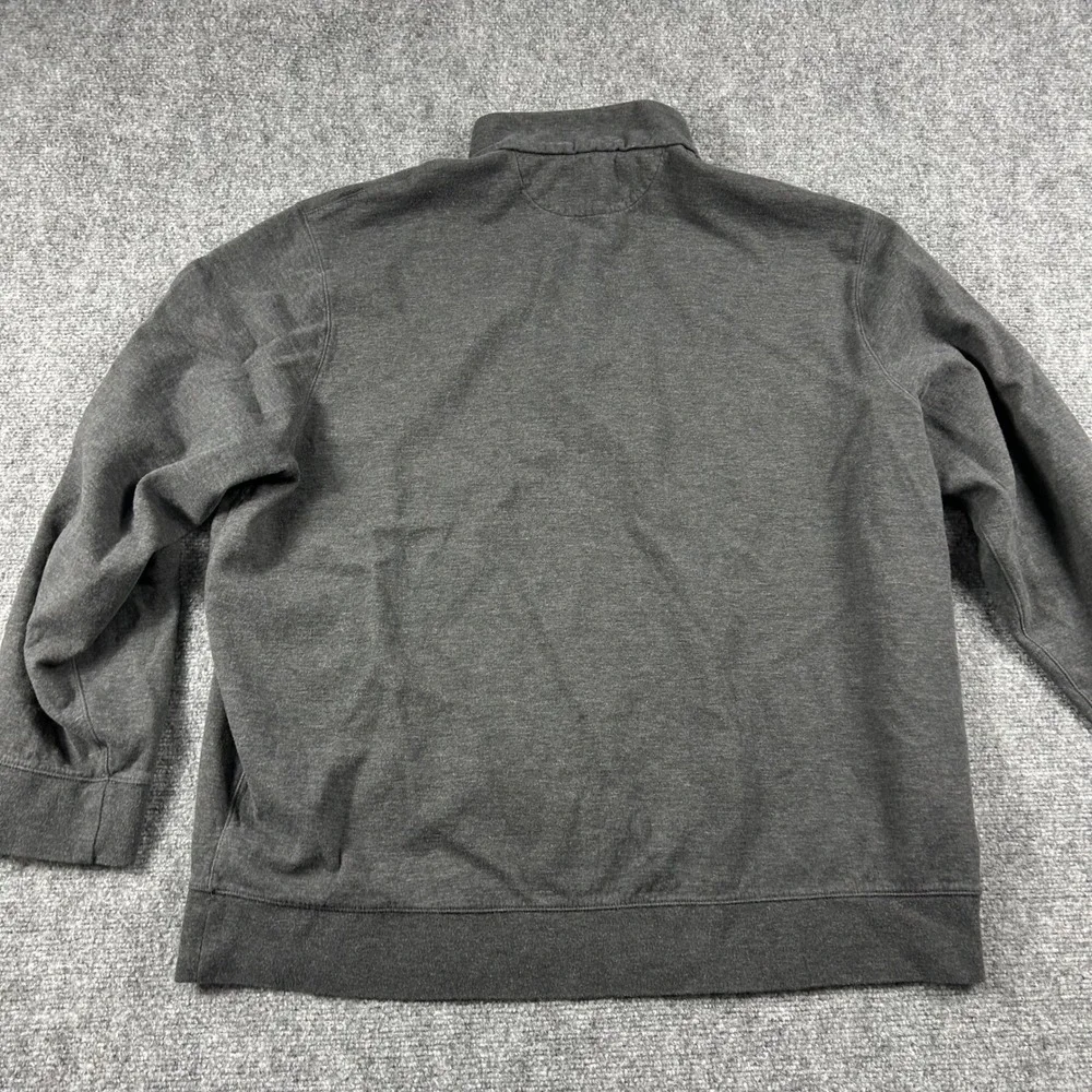 Polo‎ Ralph Lauren Pullover Mens XXL Gray 1/4 Zip Long Sleeve Pony Logo Sweater